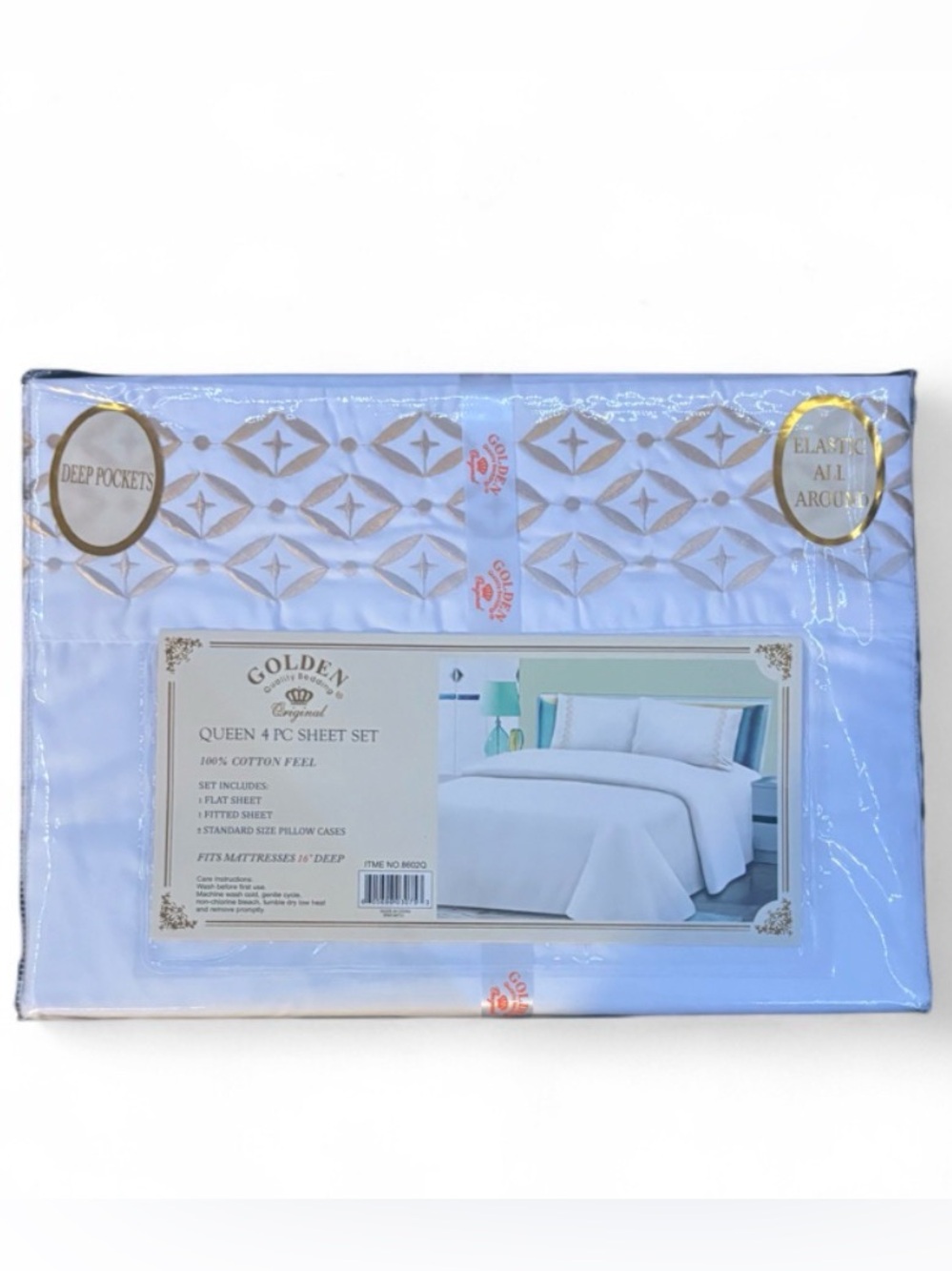 Queen 4-Piece Sheet Set - White